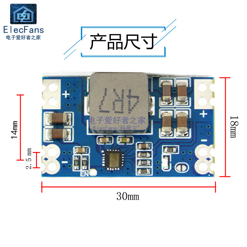 5A DC-DC直流 Mini560降压稳压电源模块 固定输出3.3V 5V 9V 12V - 图2