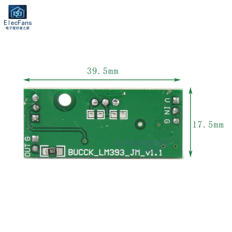 LM393电压比较器模块可调精密信号波形整形高电平双路输出LED指示 - 图2