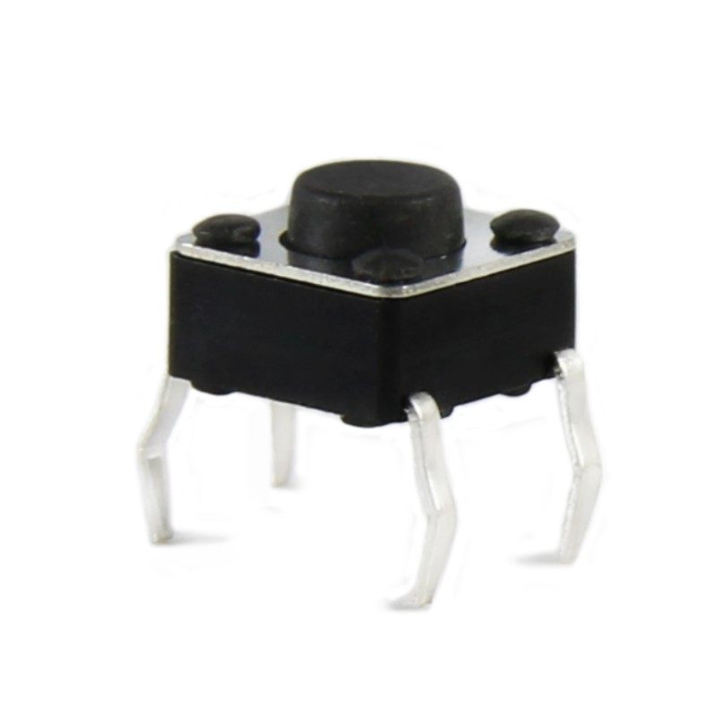 (50个)直插6*6*5mm 轻触开关 四4脚微动按键按钮电子小开关铜脚,淘宝优惠券,粉丝福利购,淘宝优惠卷