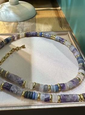 韩国新款小众设计手工串珠项链