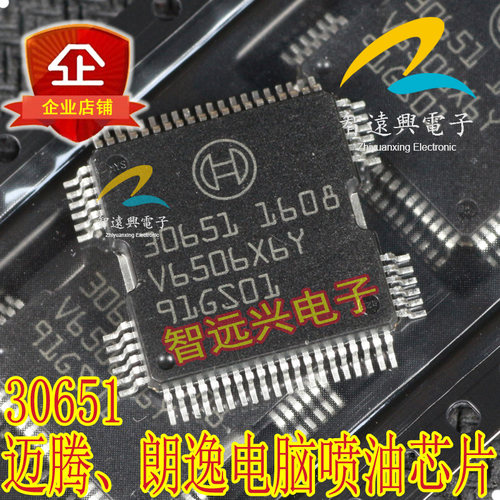 30651适用大众朗逸迈腾汽车车身发动机电脑板 喷油驱动模块IC芯片 - 图1