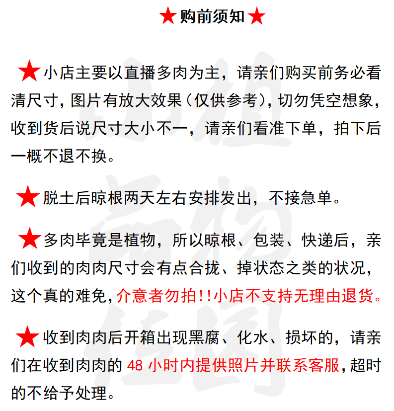 朱 B9240-9251 小品位植物园云南多肉糖心冰魄麦秆黛玉玉玲珑红霞 - 图1