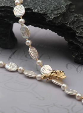 网红巴洛克夏季不规则强光颈链