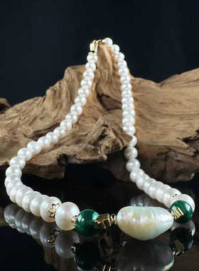 母亲节妈妈款典雅淡水珍珠项链