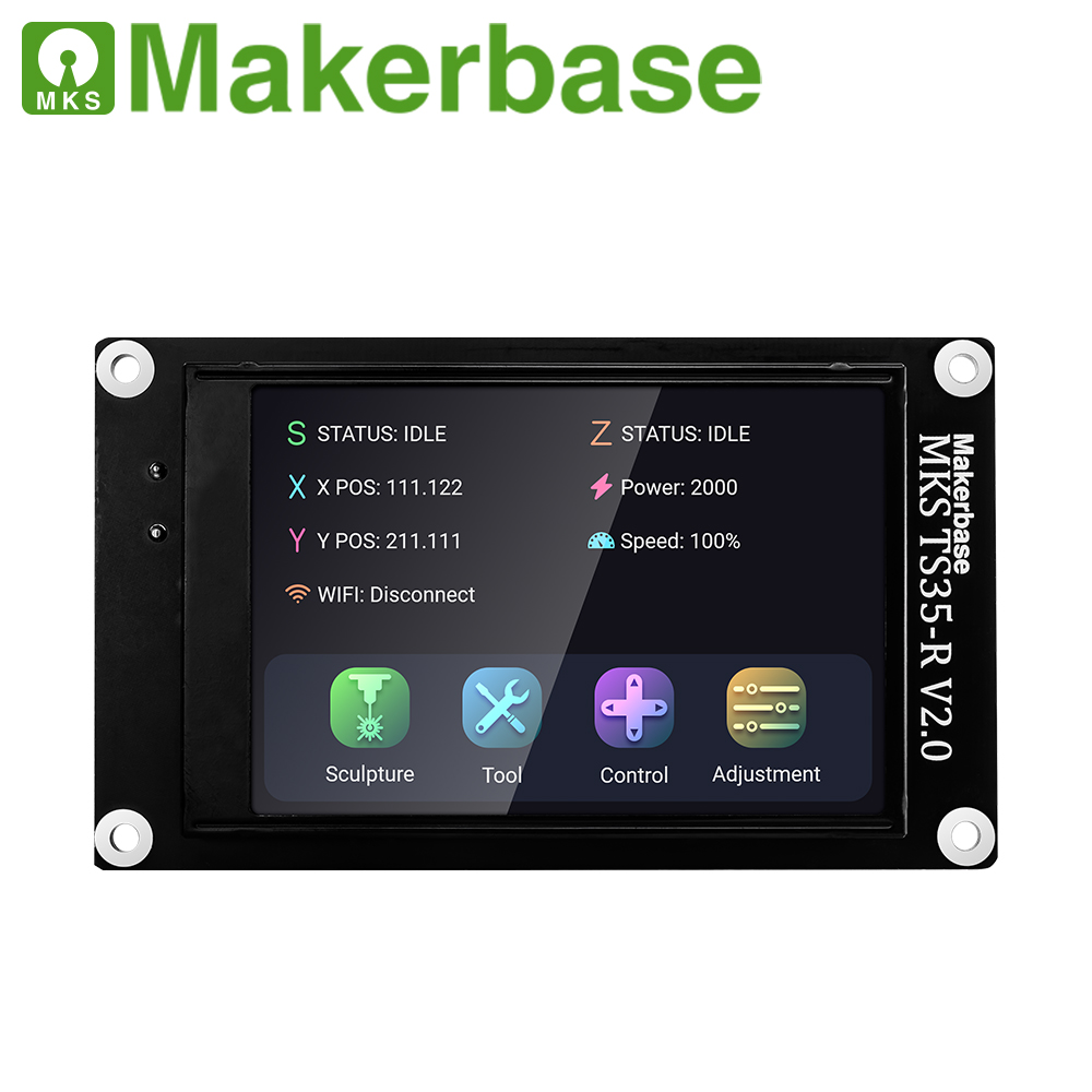 Makerbase MKS DLC32 脱机控制 32位ESP32 WIFI 桌面激光雕刻机 - 图0