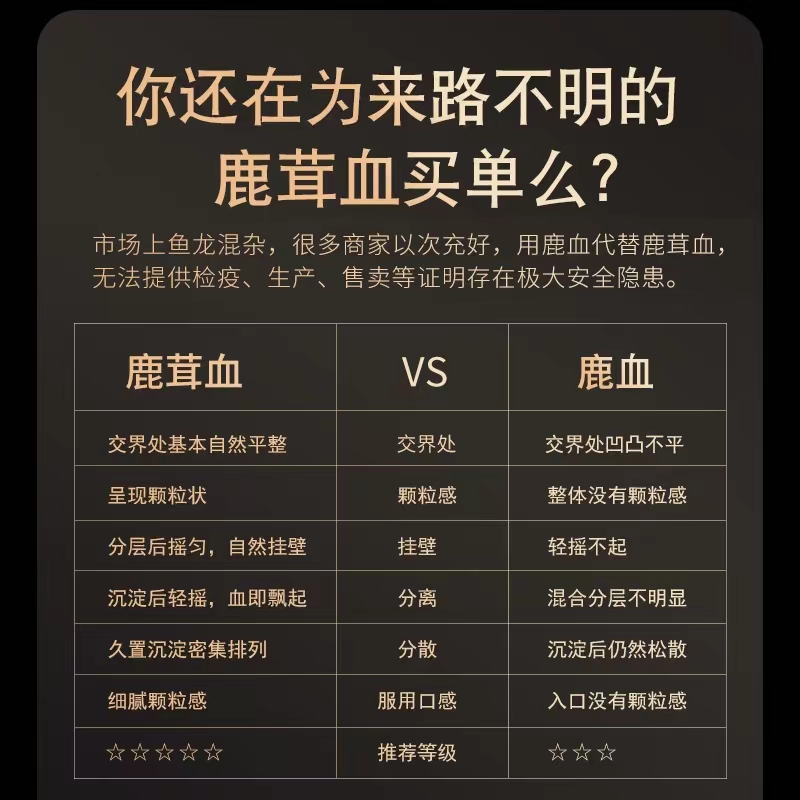 鹿茸血酒东北新鲜整支加酒保鲜片正品男士鹿酒滋补带血梅花鹿血酒 - 图0