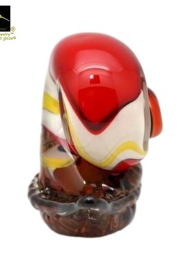 书柜摆件书房饰品蜂鸟琉璃雕塑