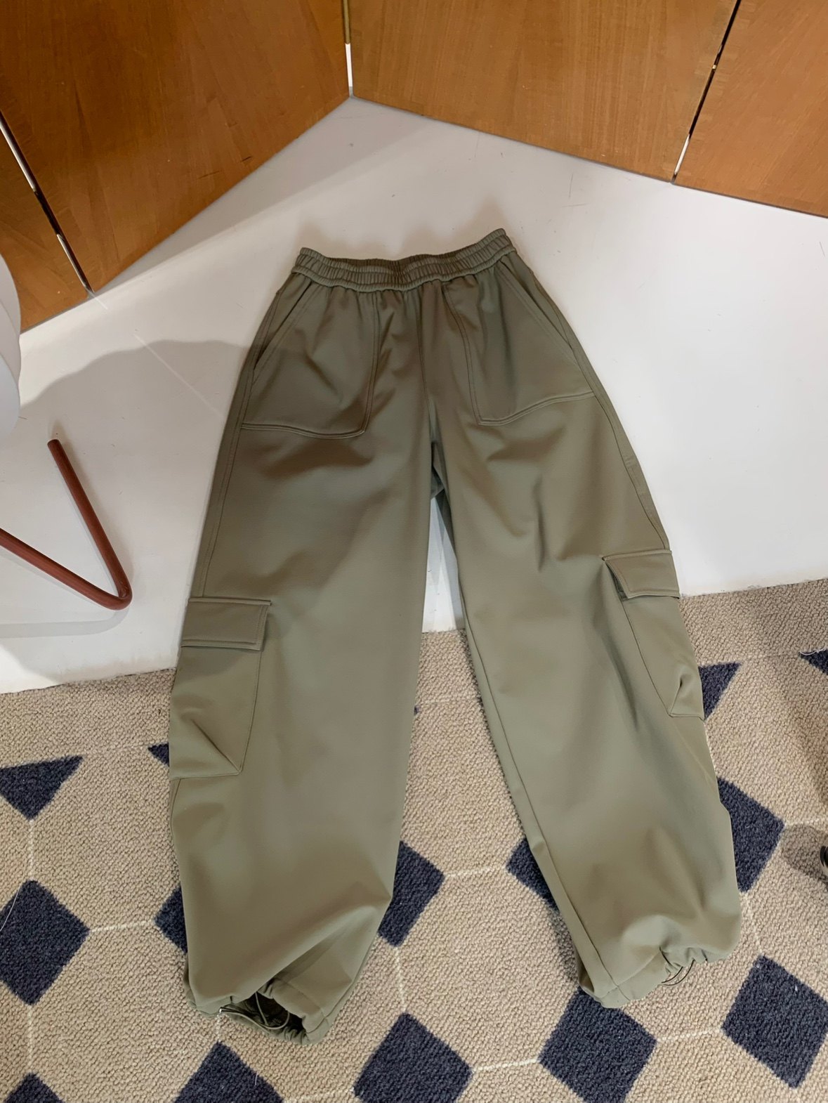 推荐！好裤子防风面料工装裤加绒两穿裤脚抽绳工装裤加厚女休闲裤,淘宝优惠券,粉丝福利购,淘宝优惠卷