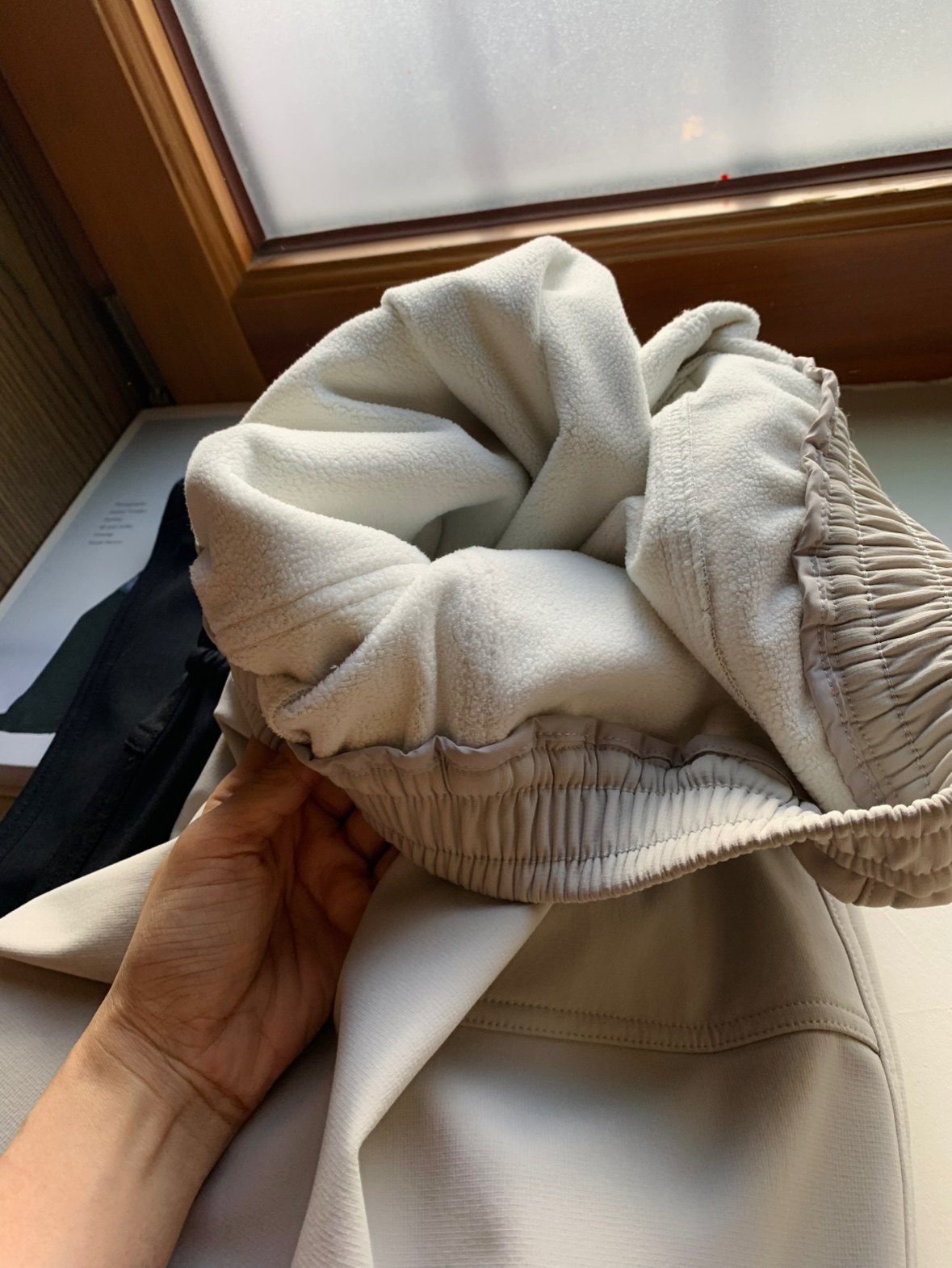 推荐！好裤子防风面料工装裤加绒两穿裤脚抽绳工装裤加厚女休闲裤,淘宝优惠券,粉丝福利购,淘宝优惠卷