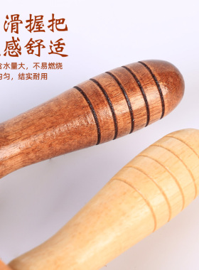 木制瑜伽按摩滚轮放松全身腰颈椎背肩腿部家用木质经络健身按摩器