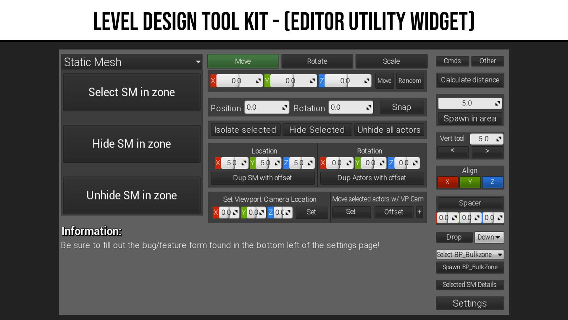 UE4虚幻5 Level Design Tool Kit 关卡设计工具包蓝图 - 图2