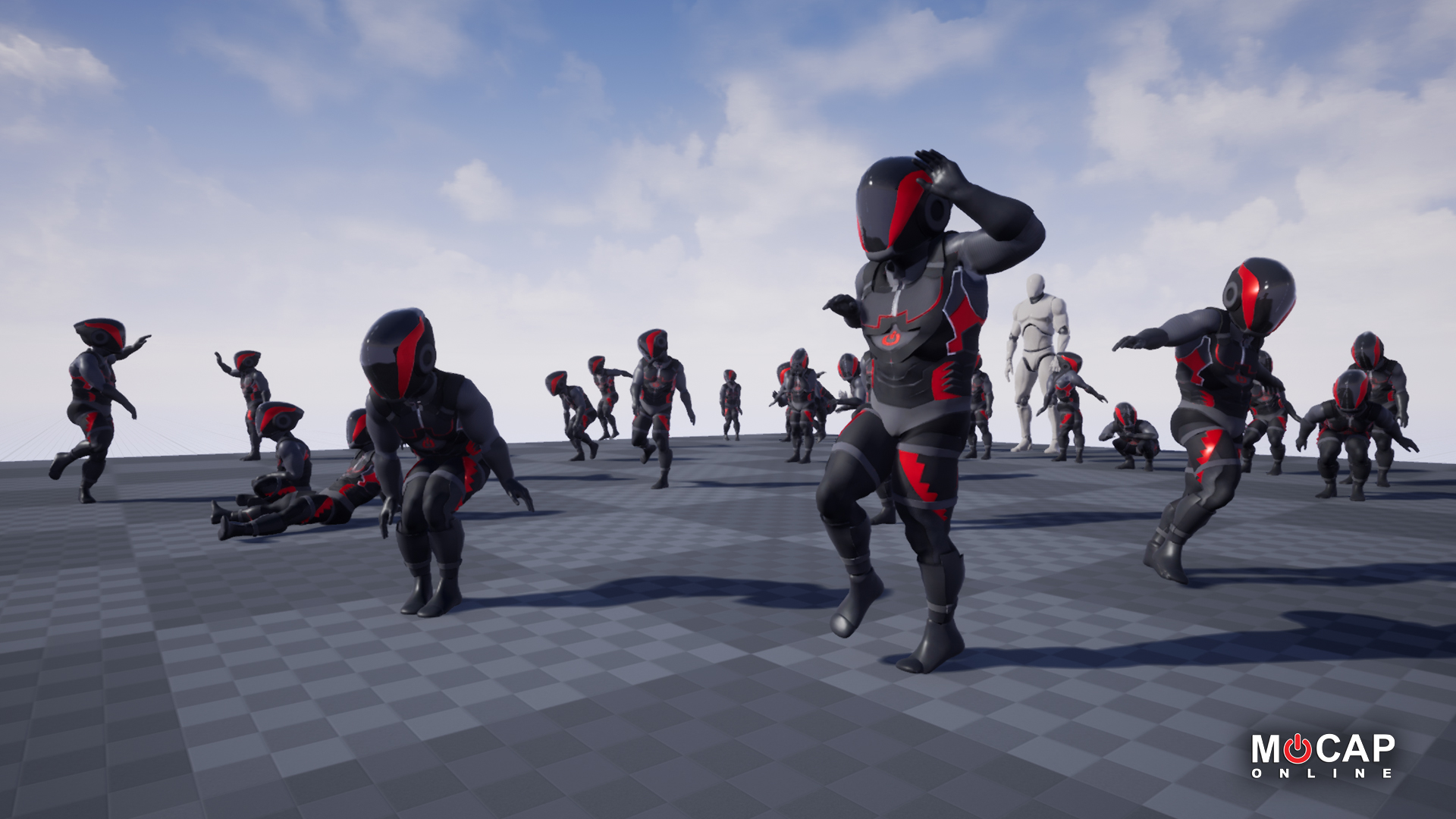 UE4虚幻5 Children At Play- Mocap Pack儿童玩耍游戏动捕动画-图2