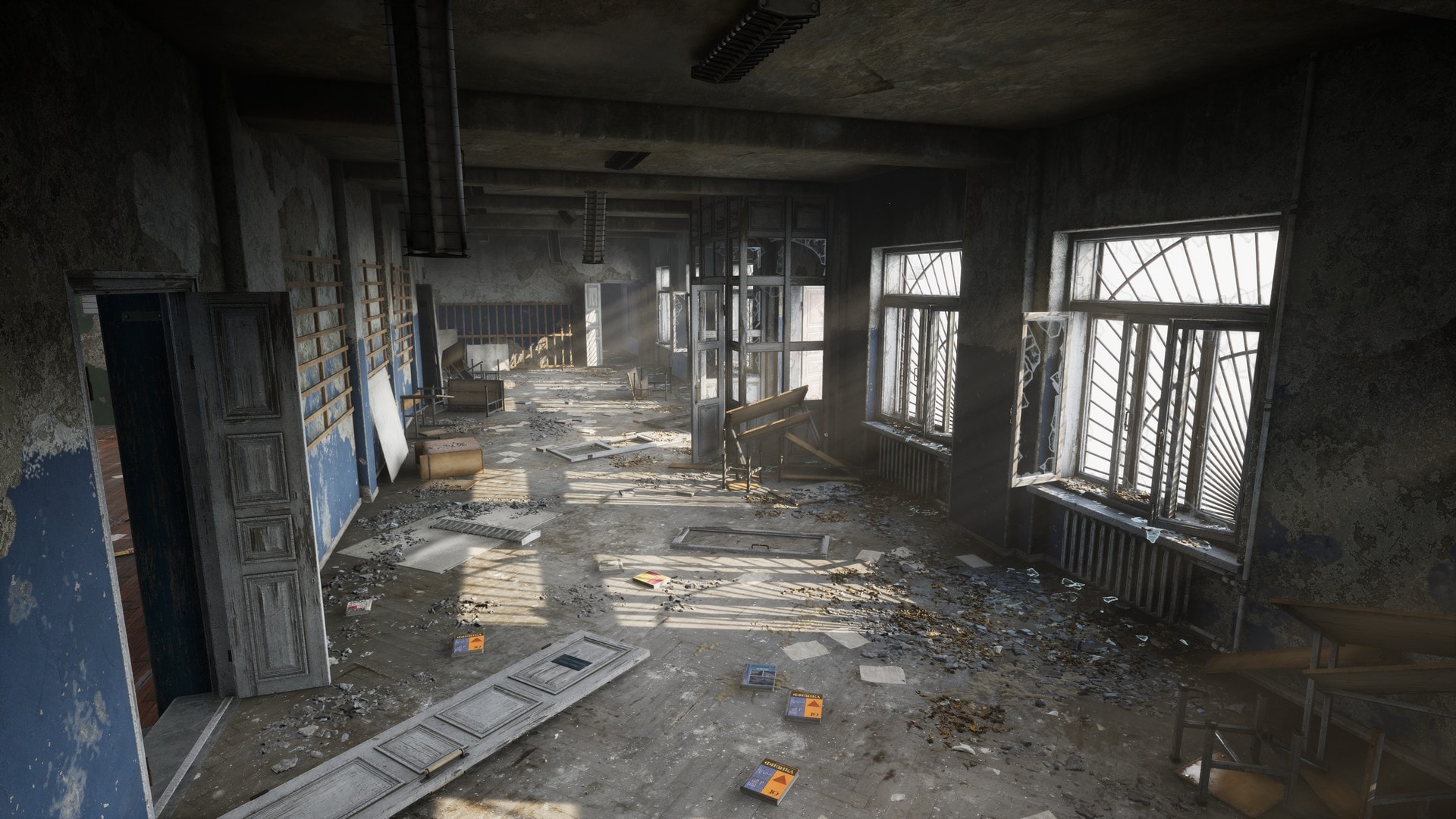 UE5虚幻5 Abandoned school 写实废弃学校场景 - 图0
