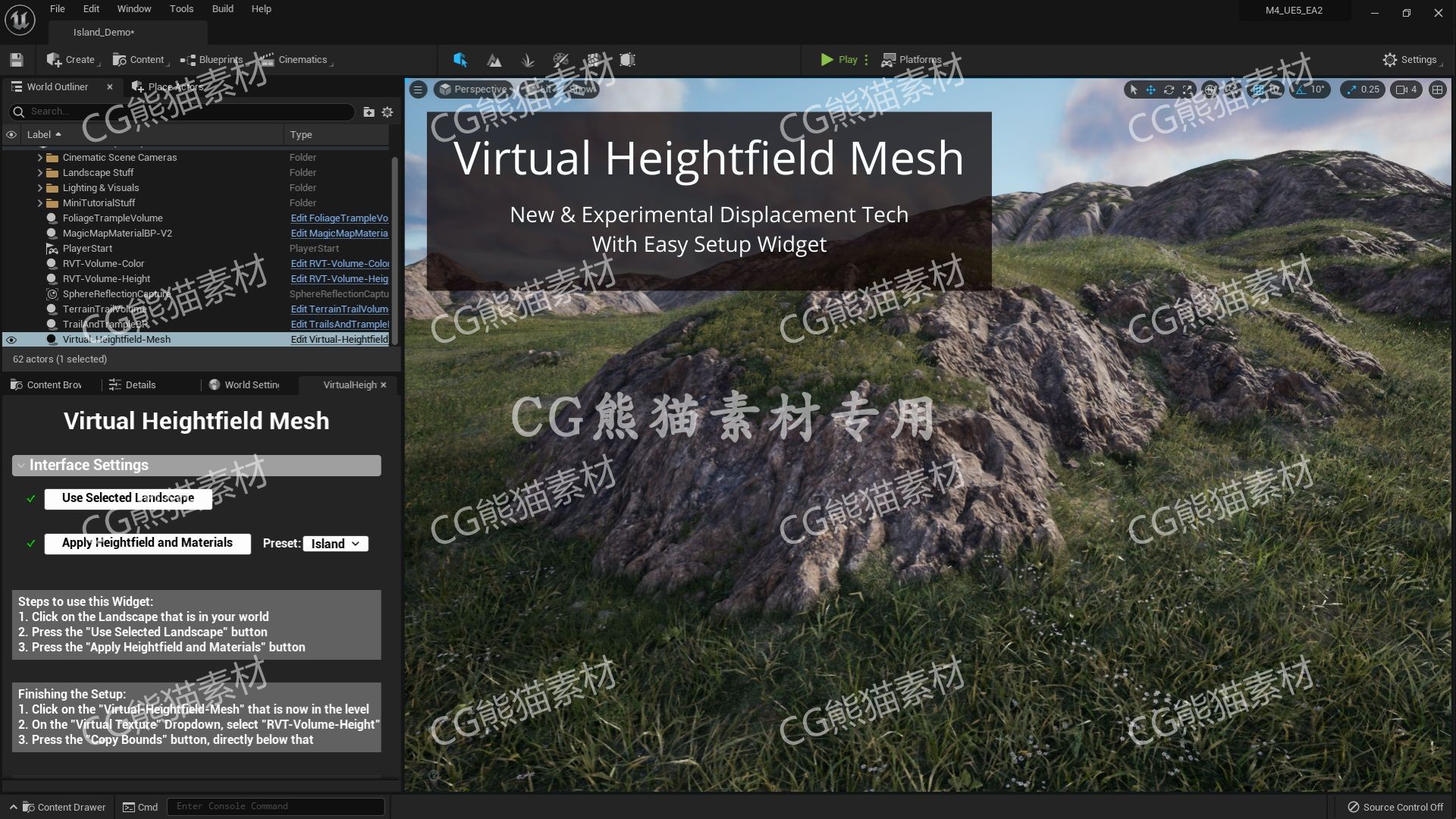 Magic Map Material & Maker (M4) 新版程序化地形创造UE4虚幻5 - 图0