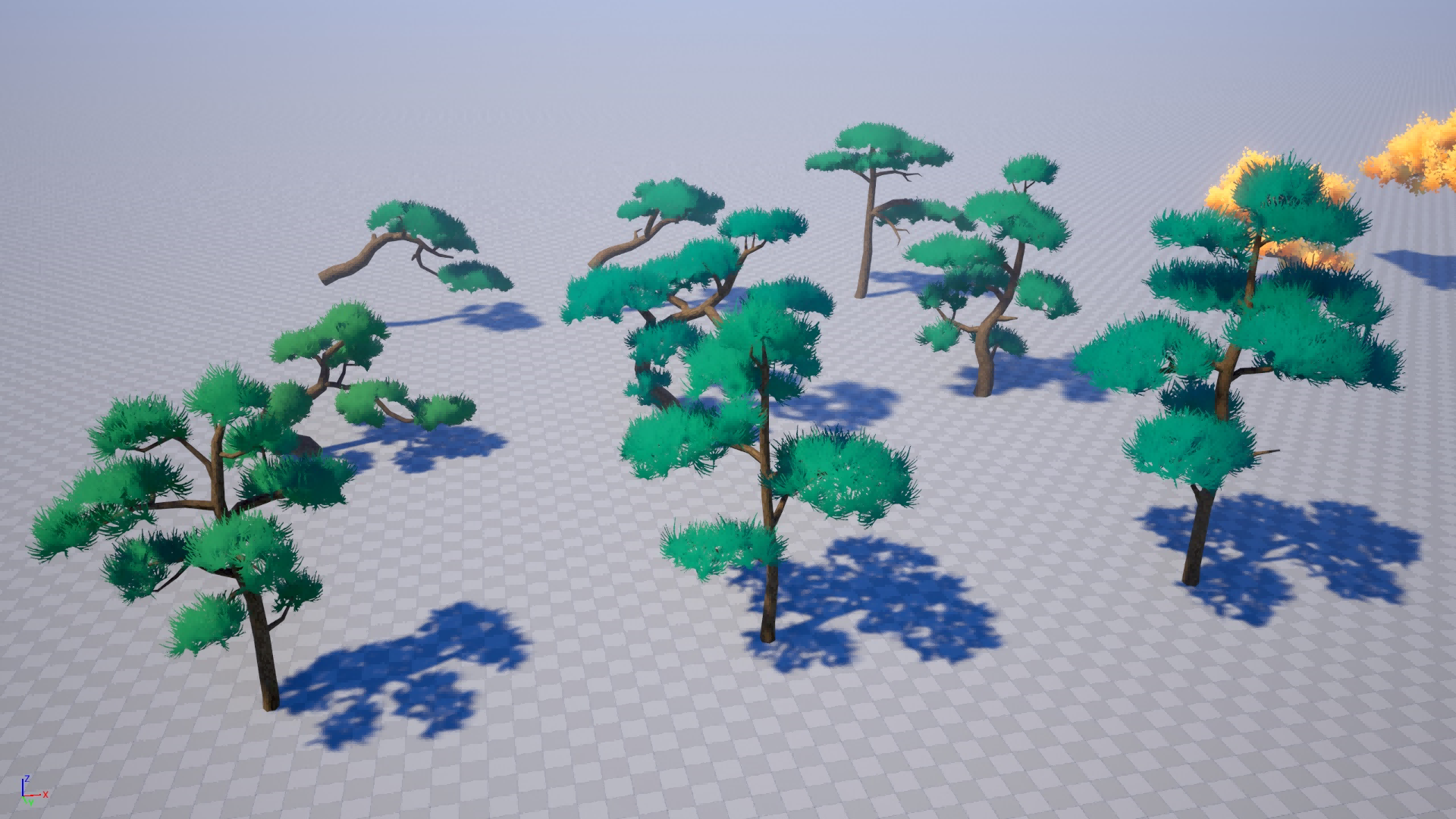 UE5虚幻5 Stylized Trees - Asia / China 风格化亚洲中国环境 - 图0