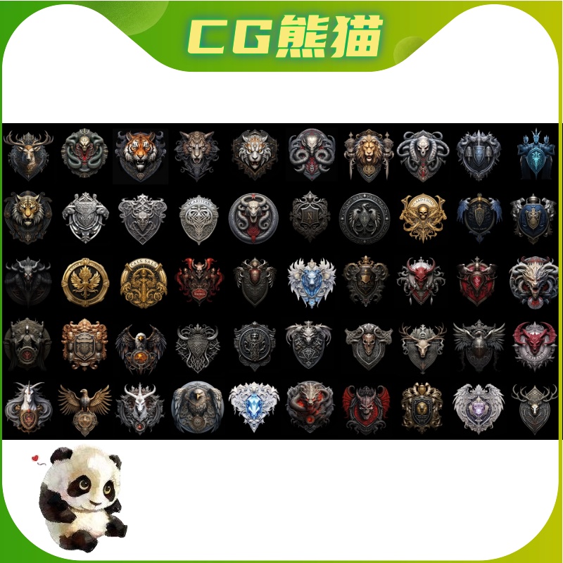 UE5虚幻5 Guild Symbol 50工会标志勋章贴图-图2