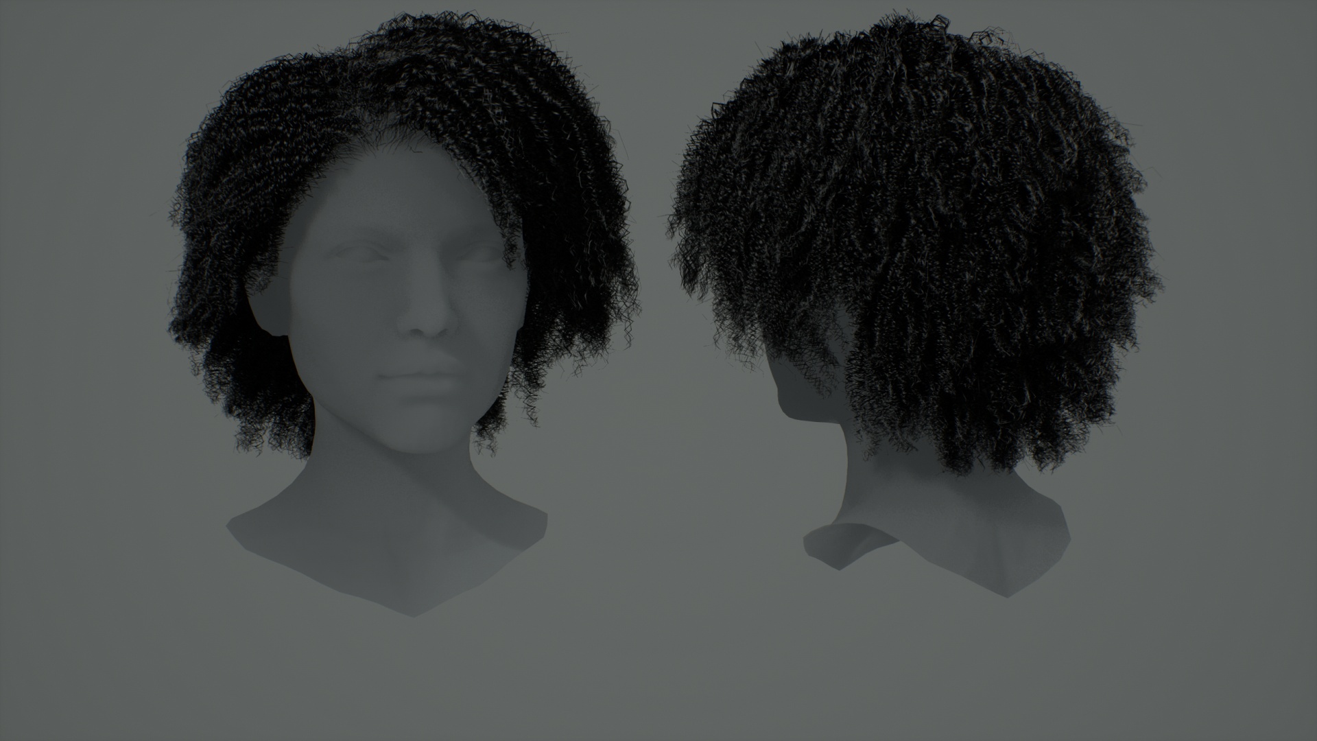 UE4虚幻5 Hairstyles Pack: Female 女性人物头发发型道具4.27-5. - 图0