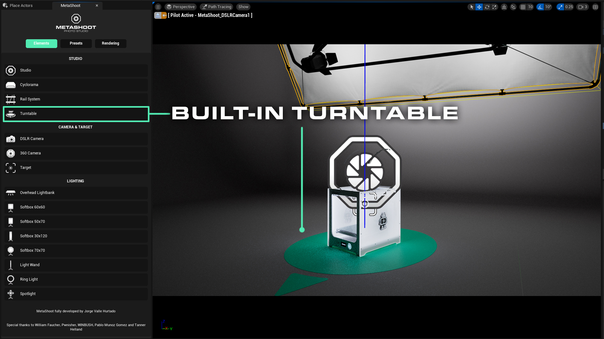 UE5虚幻5.3 MetaShoot V3.2免注册登录摄影工作室渲染相机插件-图1