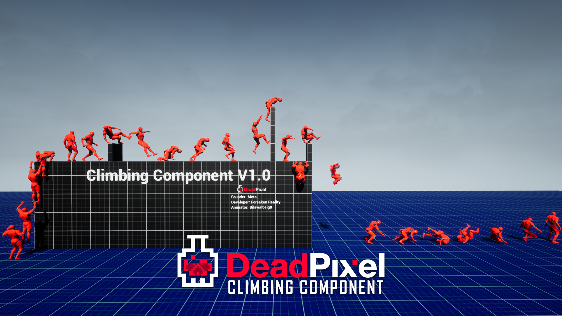 UE5虚幻5 Climb and Vaulting Component V2.0 攀爬跳跃蓝图 - 图0