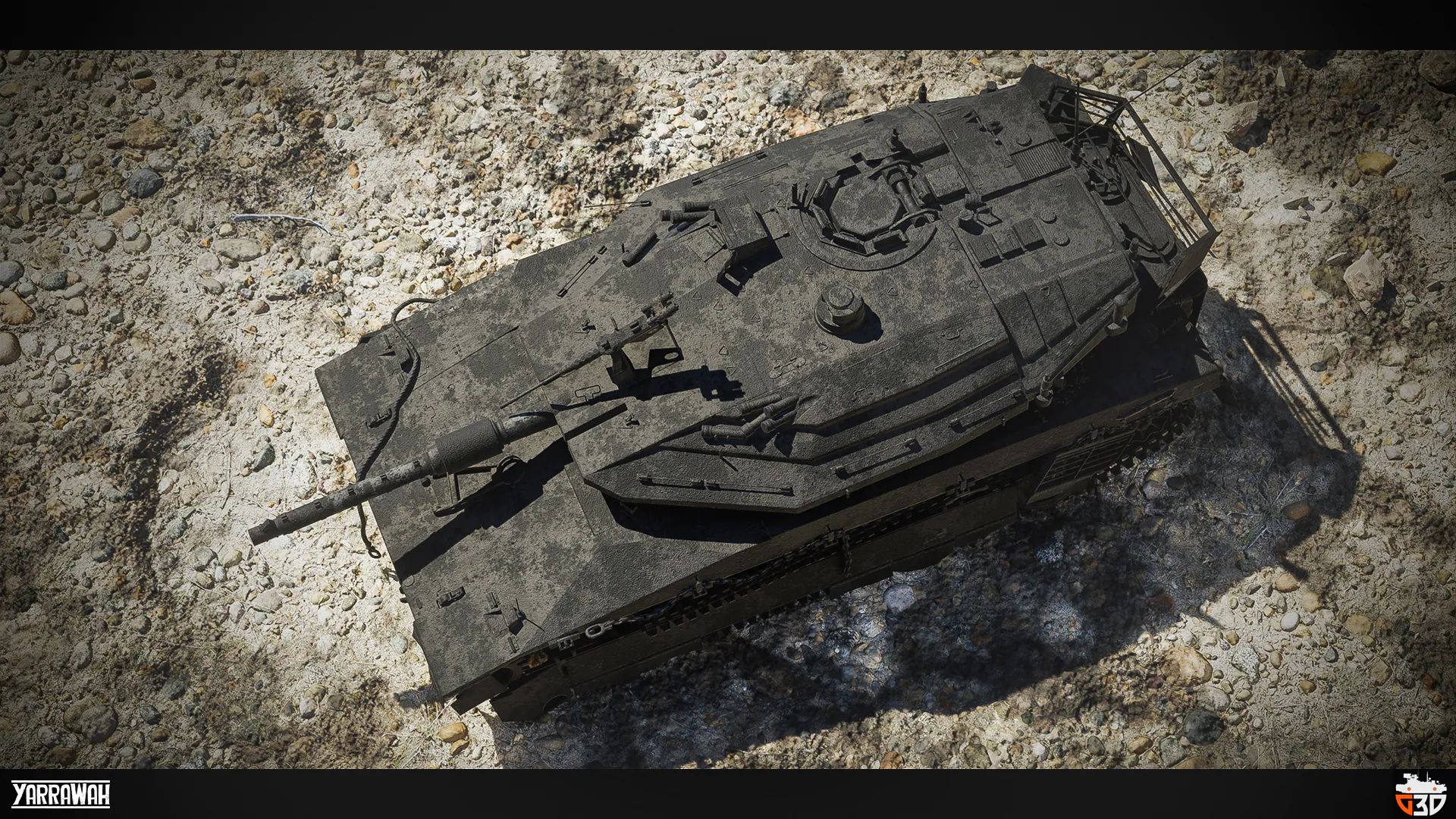 UE5虚幻5 Merkava Mk. 4- Advanced Tank Blueprint坦克蓝图-图1