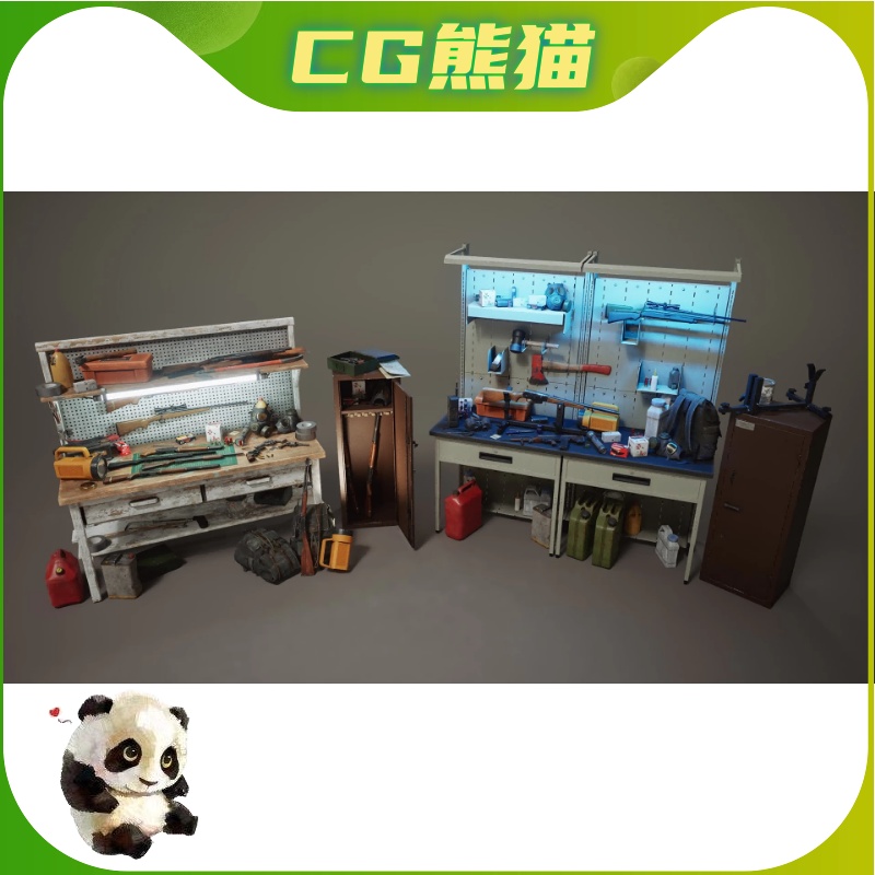 UE5虚幻5 Safe House VOL.1 - Supplies and Guns 安全屋武器补给 - 图0