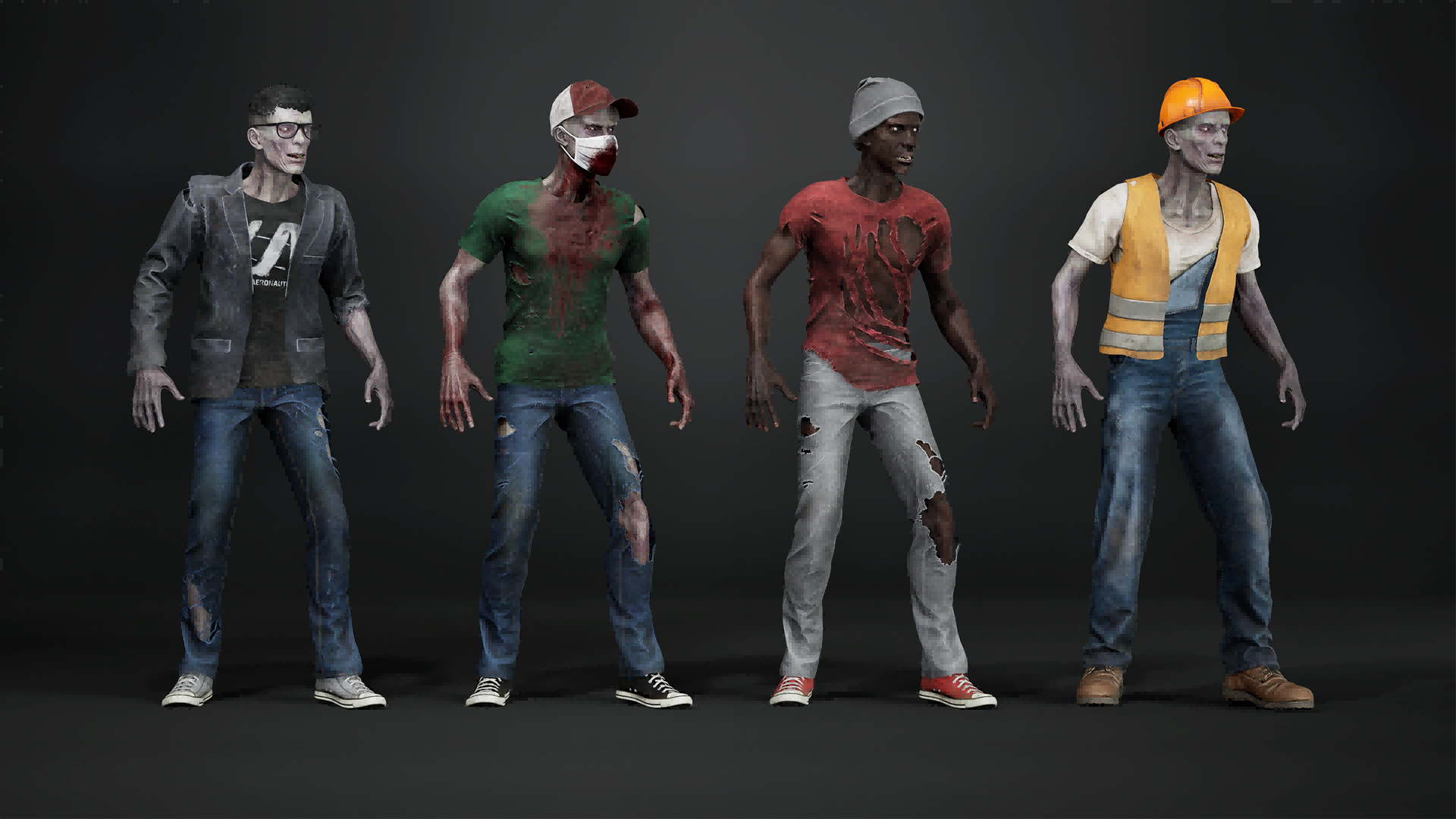 UE4虚幻5 Modular Zombie Mega Bundle 模块化僵尸人物超级包,淘宝优惠券,粉丝福利购,淘宝优惠卷