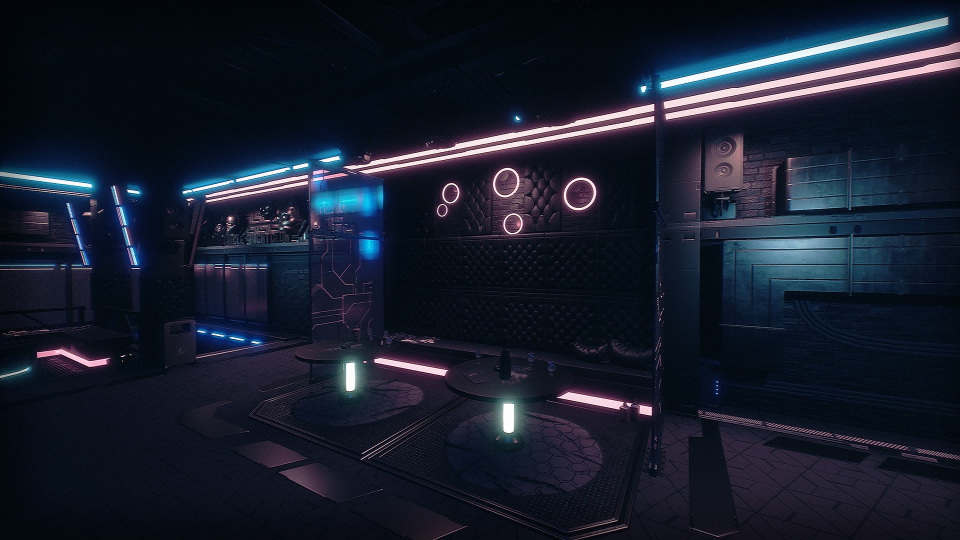 UE4虚幻5 Cyberpunk Nightclub科幻赛博朋克酒吧夜店场景-图1