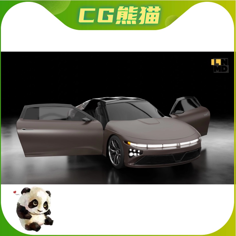 UE5虚幻5 GENERIC FUTURISTIC CONCEPT DRIVABLE CAR 未来概念车 - 图0