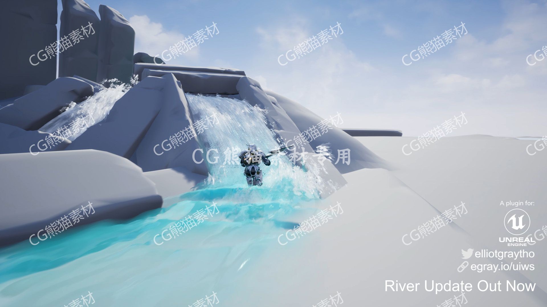 UE4虚幻5.4 UIWS - Unified Interactive Water System 水系统 - 图1