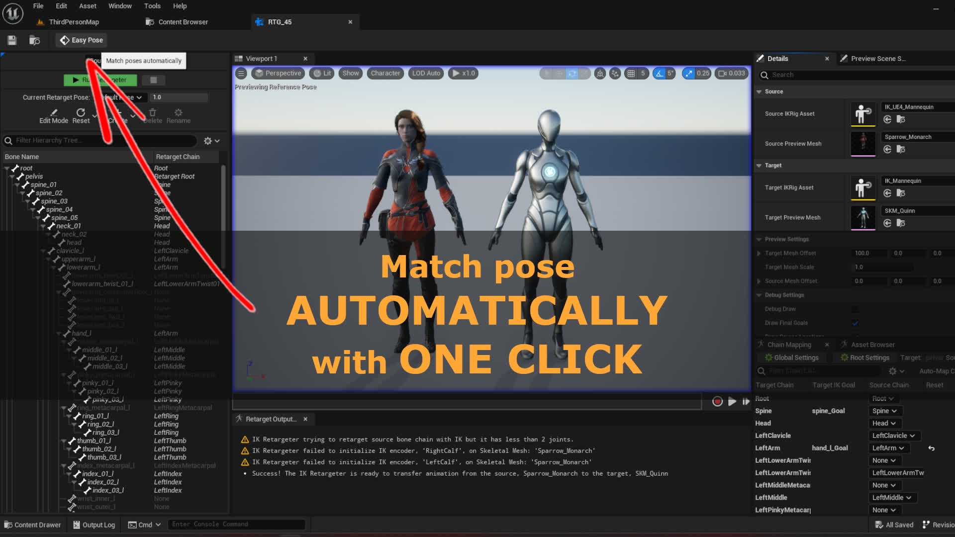 UE5虚幻5.3 Easy Pose V2.0.2简易姿势动作匹配插件-图2