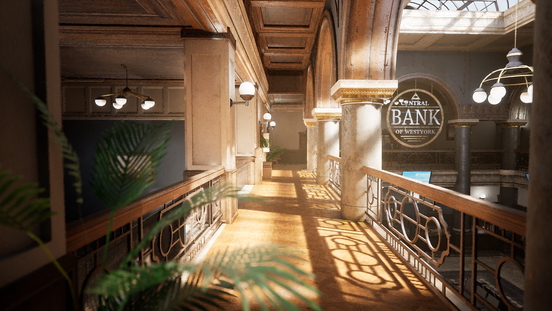 UE4虚幻5 Modular Bank Pack 模块化银行内部场景 - 图1