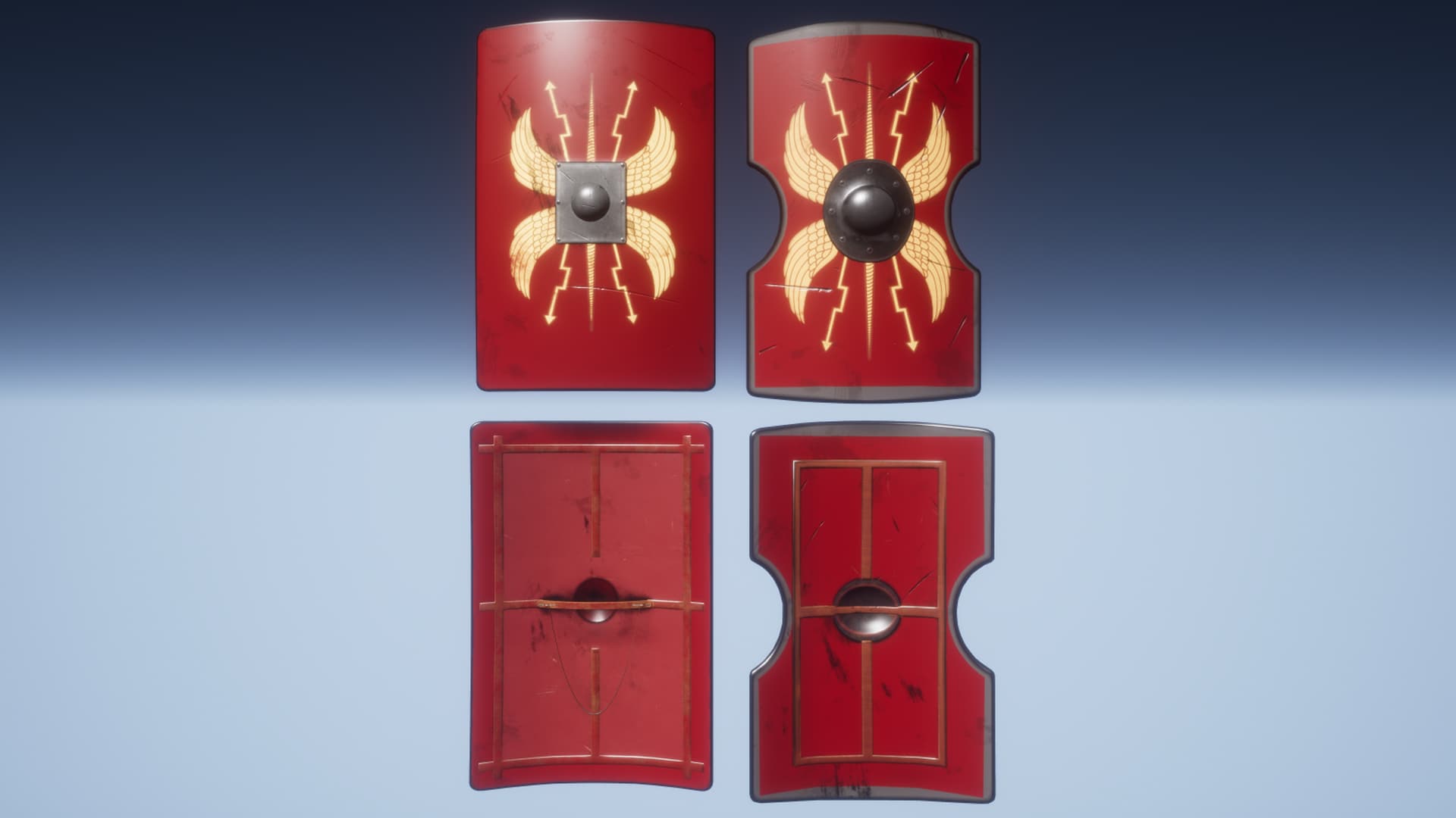 UE4虚幻5 Shields- Ancient Civilizations古代盾牌道具模型-图0