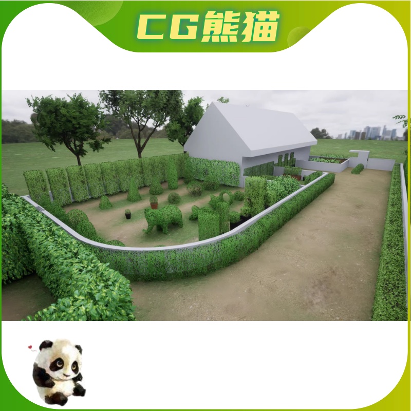 UE5虚幻5 Modular Hedges And Bushes 模块化树篱灌木丛道具 - 图2