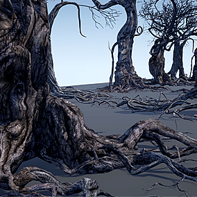 UE4虚幻5 Smart Ancient Trees 暗黑枯树邪恶黑暗古树树林 - 图2