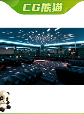 UE4虚幻5 Gentlemen's Night Club 绅士夜总会酒吧场景