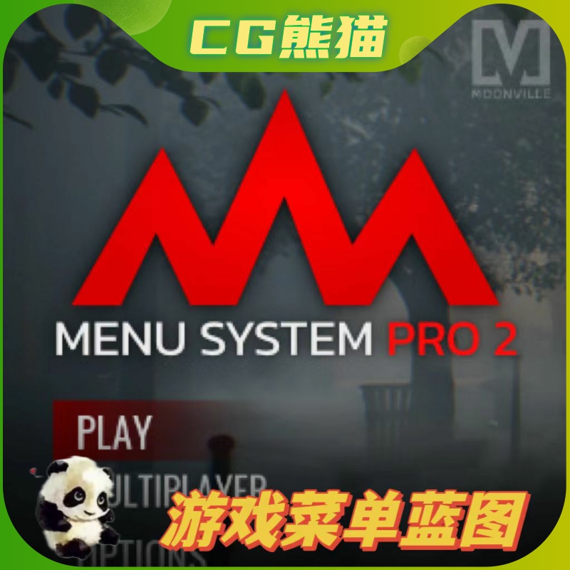 UE4虚幻5.4 Menu System Pro by Moonville最新版游戏菜单蓝图-图3