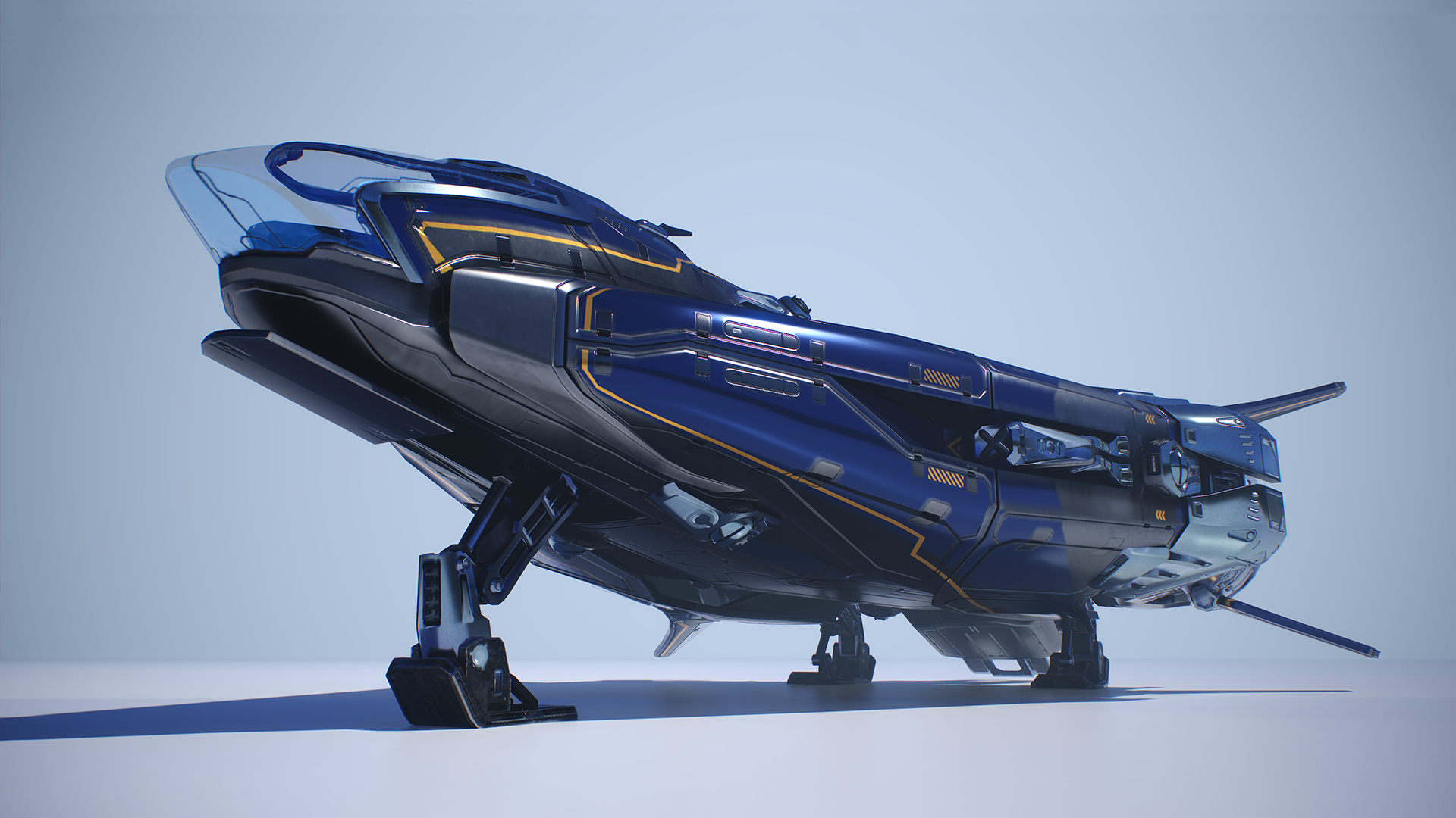 UE5虚幻5 Stellar Phoenix Shuttle - Spaceship With Controller - 图0