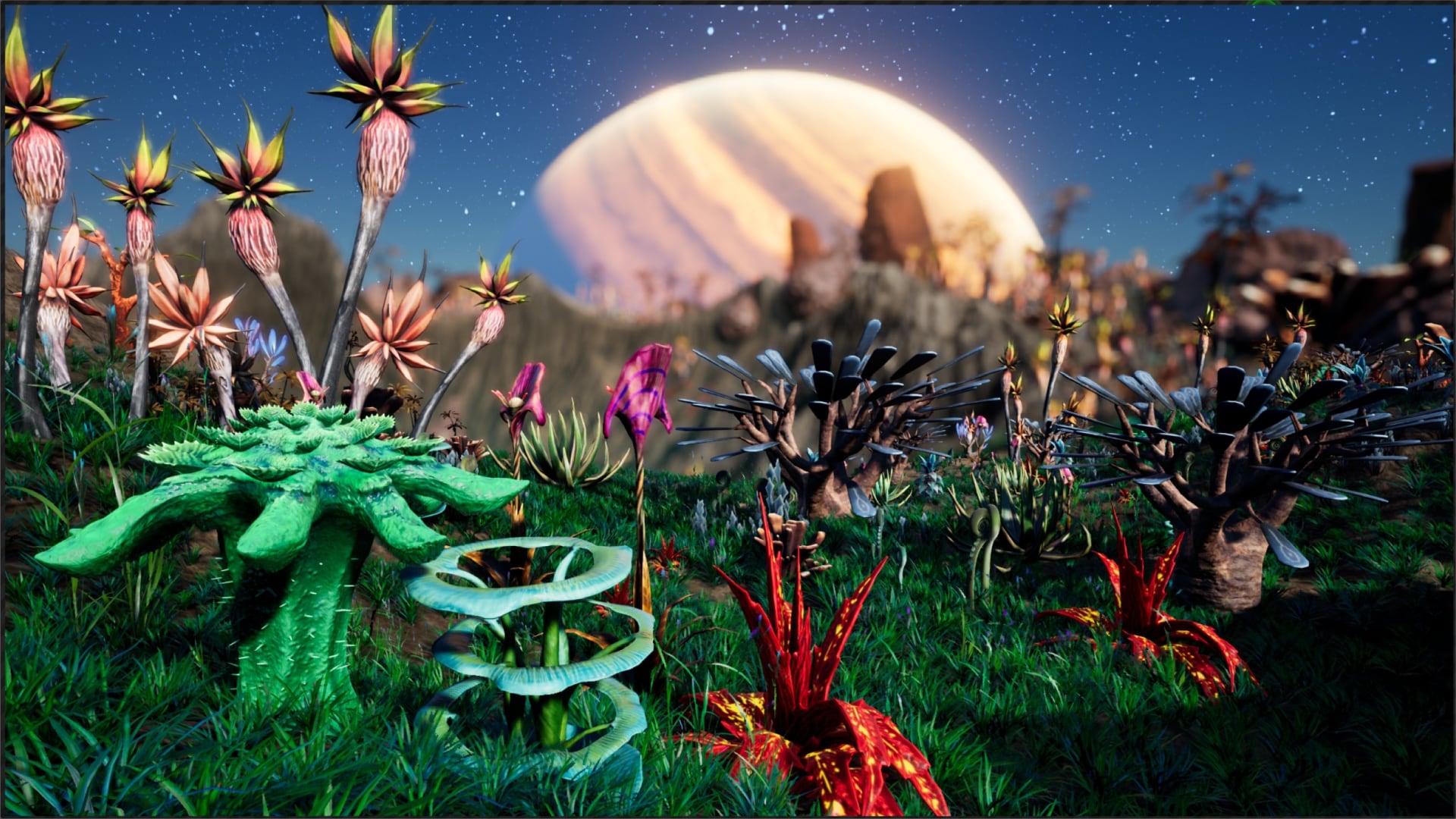 Alien Planet Fantasy Environment - Grassland Plants UE4虚幻5 - 图1