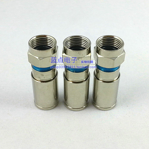 All copper 75-5 2/4 shielded inch extruded F head