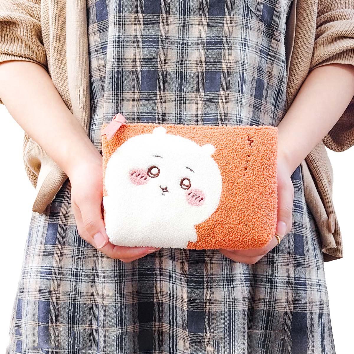 吉伊卡哇毛绒收纳包刺绣拉链可爱卡通毛巾包学生文具笔袋化妆包,淘宝优惠券,粉丝福利购,淘宝优惠卷