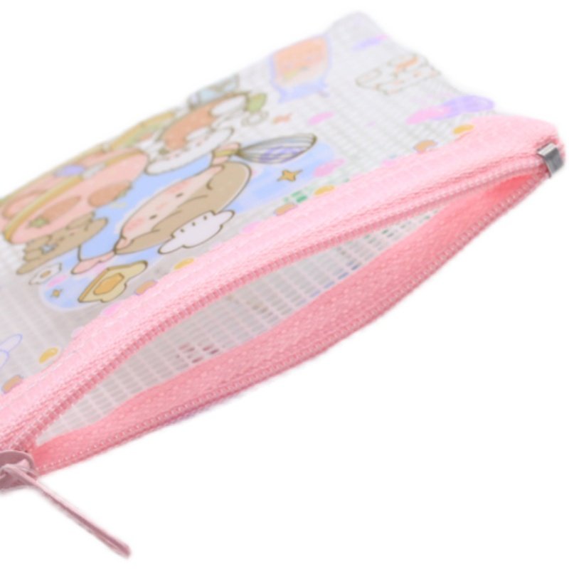 学生迷你小号拉边袋收口袋拉链袋收纳袋文具镂空零钱小包B6小团子,淘宝优惠券,粉丝福利购,淘宝优惠卷