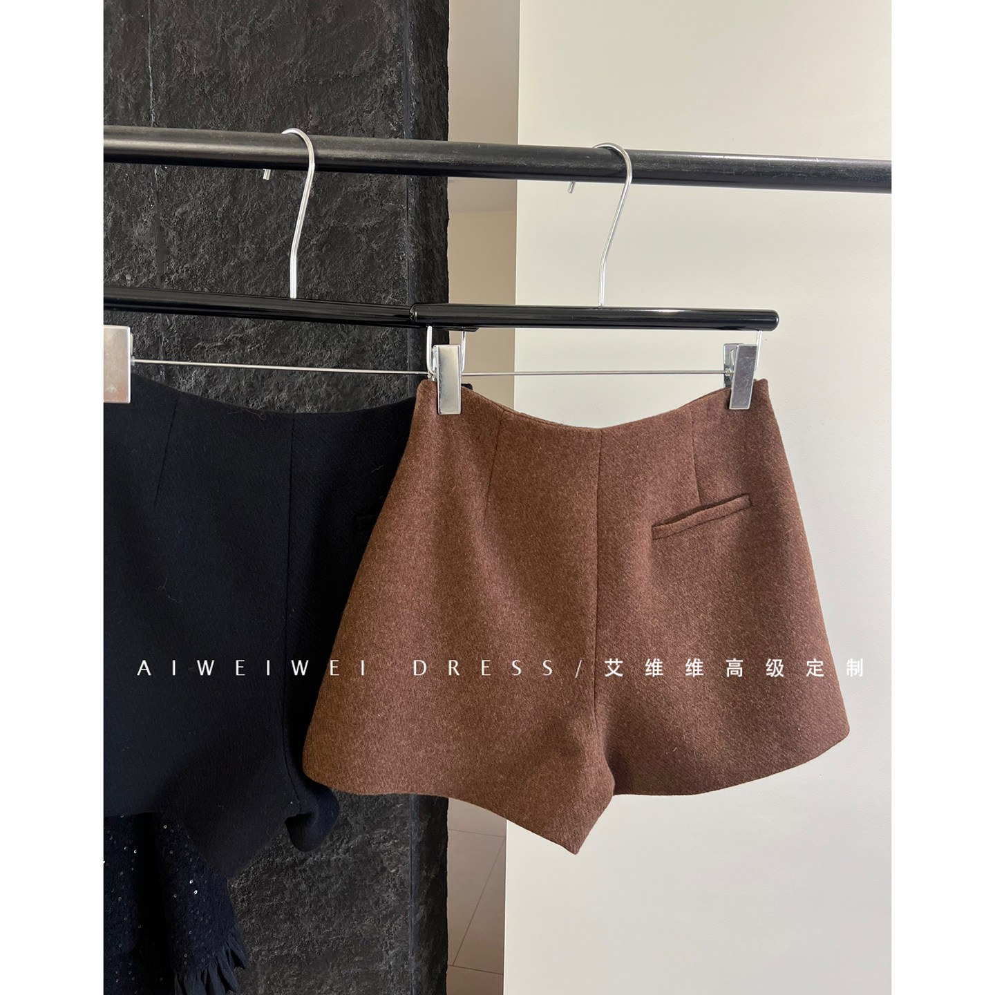 【秋冬标配】设计师款 保暖全羊毛呢 显瘦高腰立体口袋阔腿短靴裤,淘宝优惠券,粉丝福利购,淘宝优惠卷