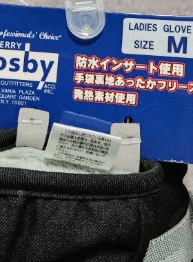 日本订单 fan-tex面料 女士 防水保暖手套 日常运动滑雪骑行均可