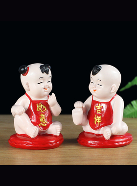 结婚礼品新房摆件树脂喜庆