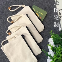 Creative Canvas Zero Wallet Hand Bag Minimalist Cloth Art Money Bag Small Boupack Woman Containing Bag Key Zipped Bag Bag Bag Bag