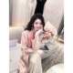Yaqiao double-sided upstart autumn and winter heavyweight long-sleeved mid-length two-wear double-sided woolen coat for women