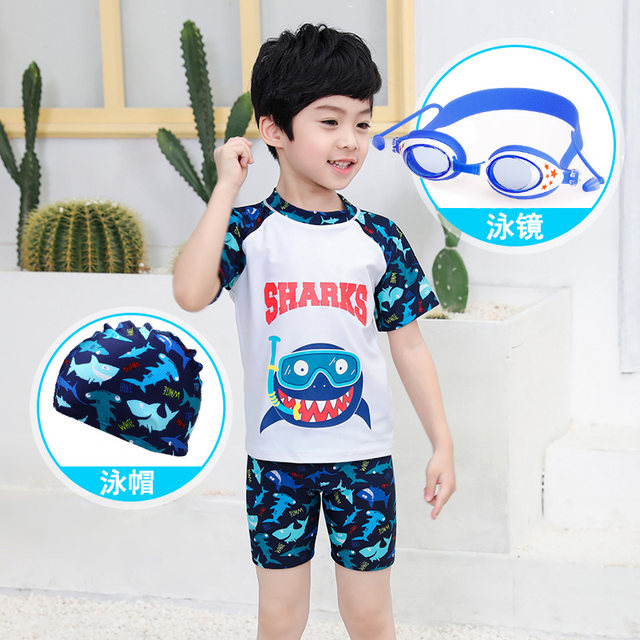 Infant and toddler split sun protection equipment swimsuit