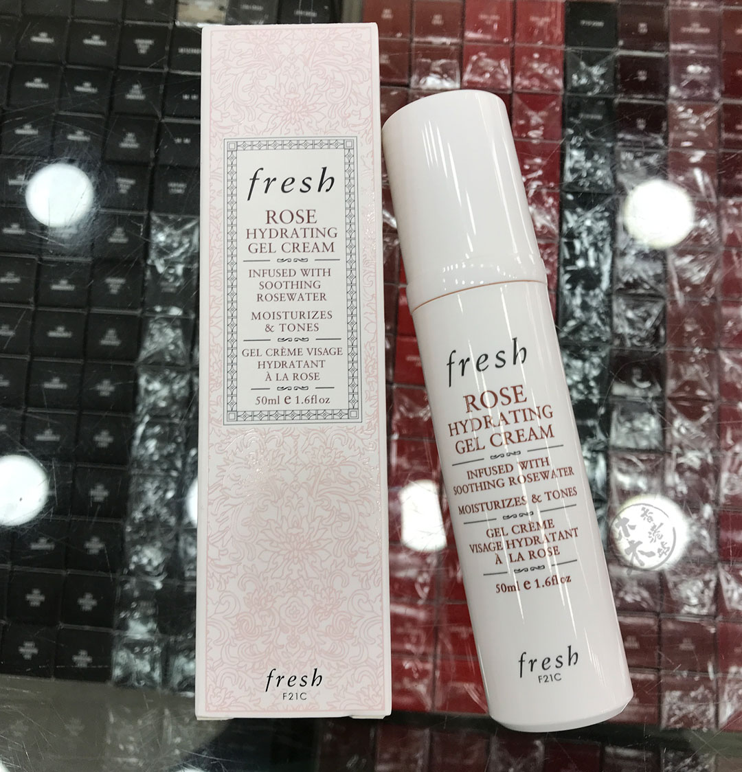 香港专柜 Fresh玫瑰润泽乳液 舒缓凝霜保湿啫喱面霜50ml 孕妇可用