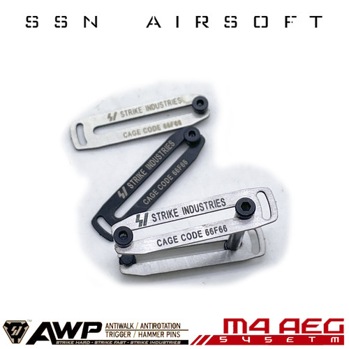 【SI PIN锁】ssn 金属 标准M4机闸 K1 双边 ar ldt 精击 中锁插销 - 图0