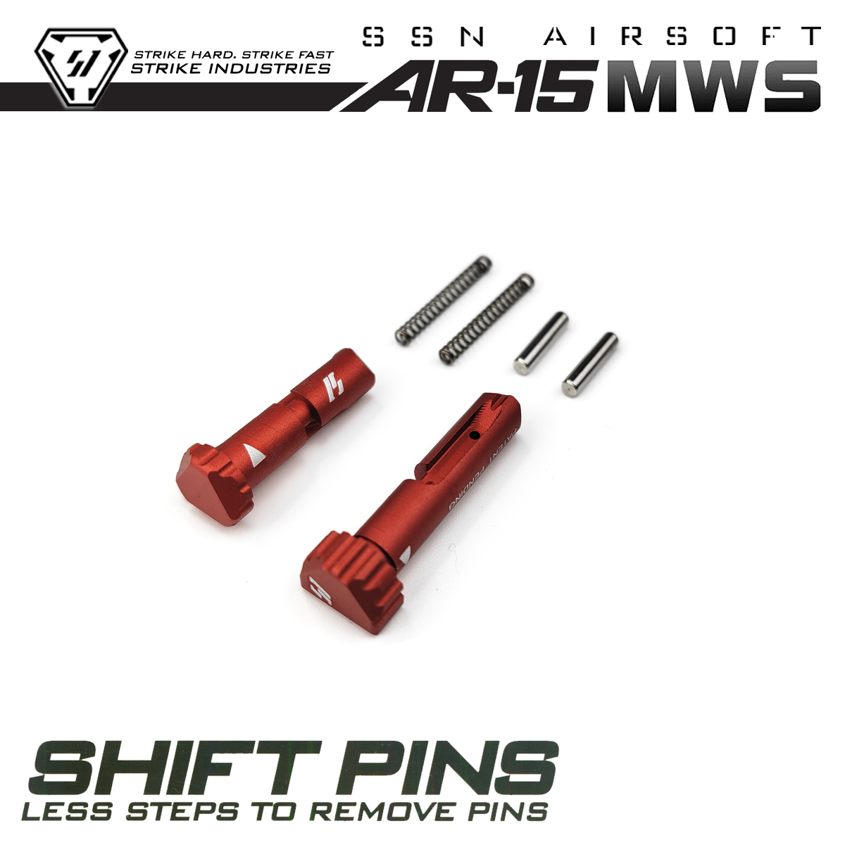 【si机匣快拆销钉 mws】ssn jmt ar15 m4金属升级多色姐妹团-图0